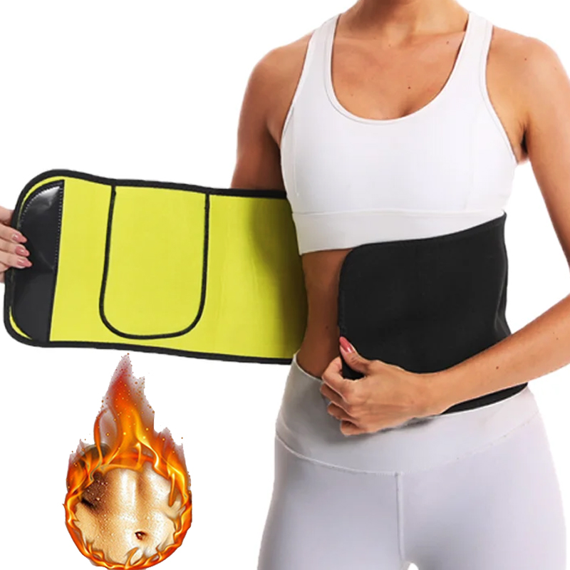 Sweat Waist Trainer Belt Neoprene - Kadın Bel Giyotin Kemer Ince Vücut