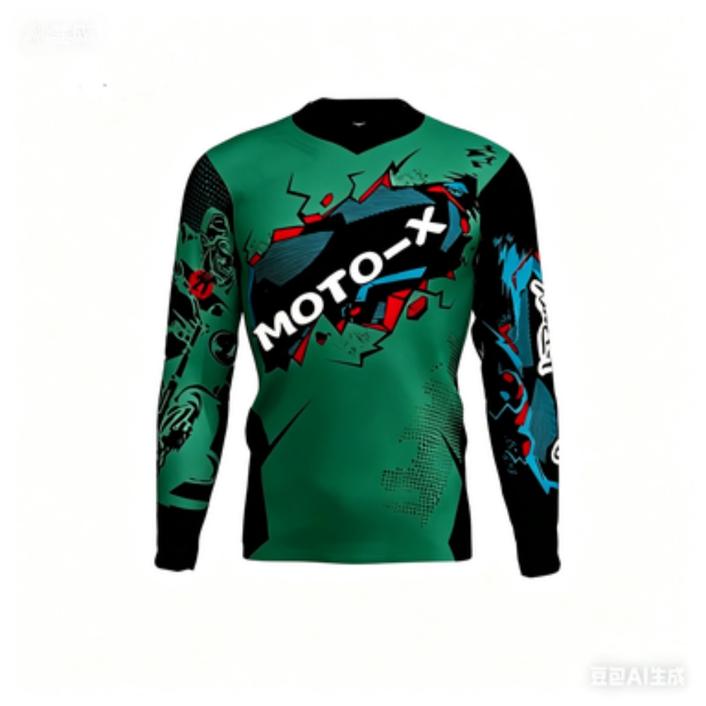 MOTO-X Temalı Uzun Kollu Spor  - Cycling incelemesi ve fiyatı
