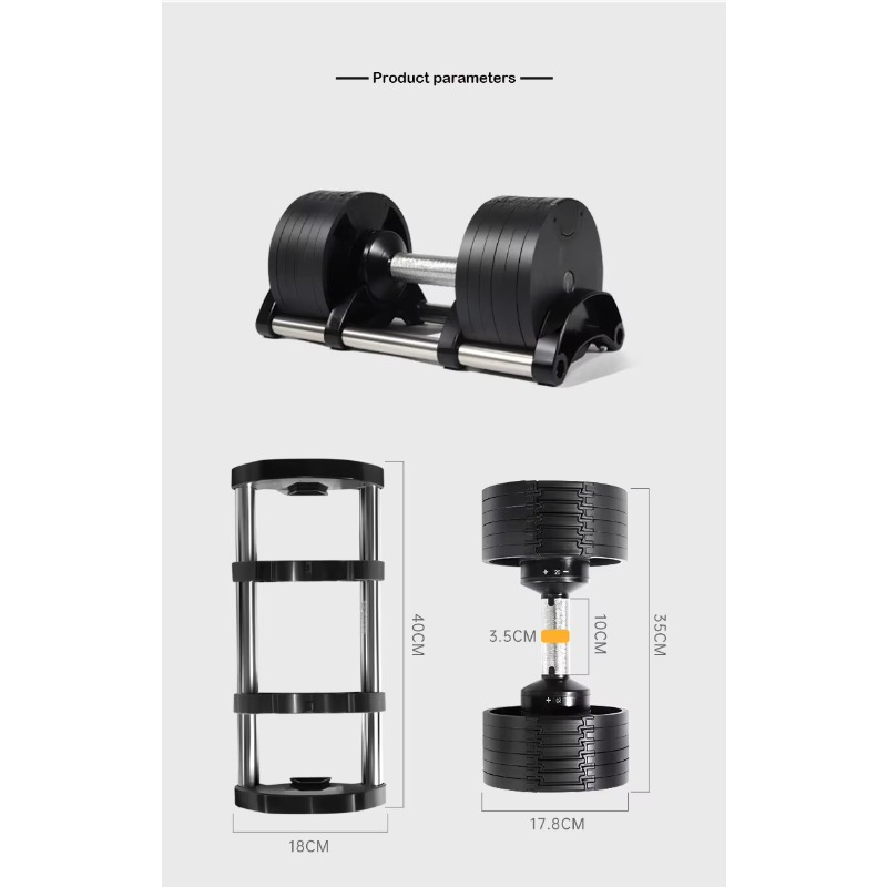 YTYIN Toptan Ayarlanabilir Spo - Adjustable Dumbbell Pair 40Kg incelemesi ve fiyatı